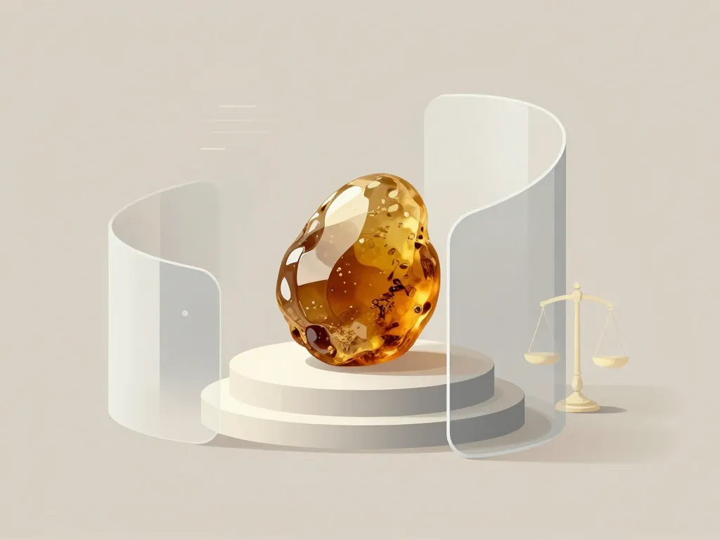 ambre gris trésor lois éthiques illustration symbolique