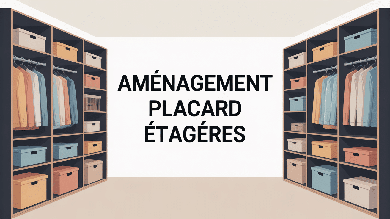 amenager un placard avec des etageres, placard ouvert organise