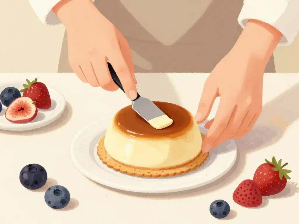 montage bavarois sur biscuit et démoulage pâtissier