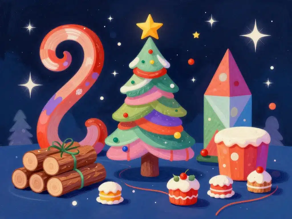 bles de noel formes originales tendance