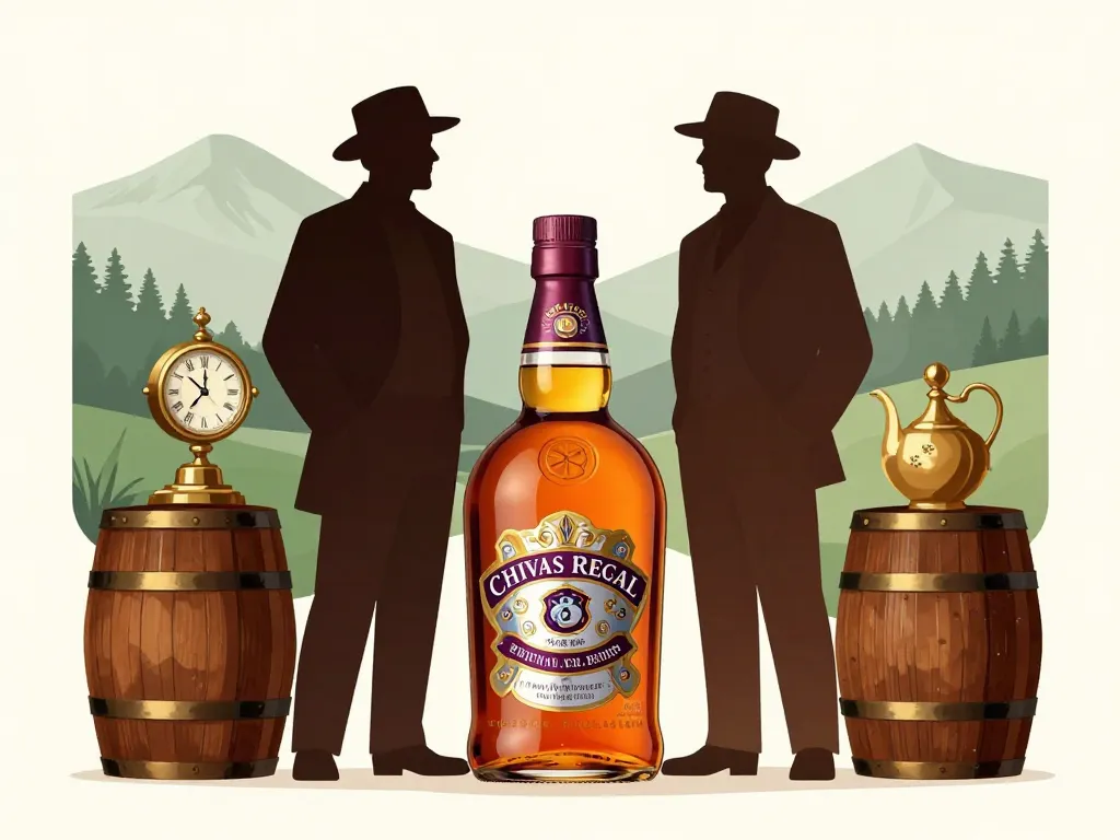 illustration éditoriale origine chivas scotch