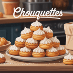 chouquette maison dorée croustillante sur table