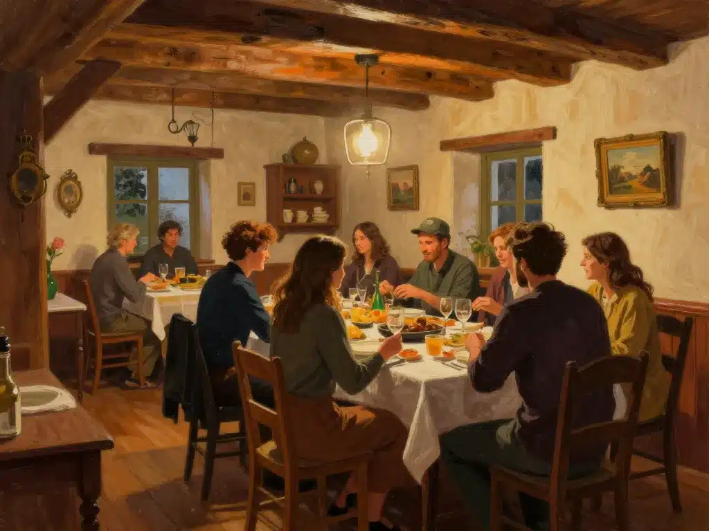 Estaminet au Vieux de la Vieille intérieur convivial et animé