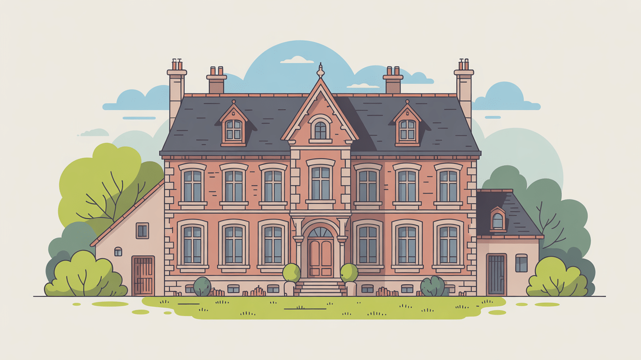 Illustration maison ancienne isolation mur intérieur
