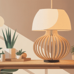 lampe bois flotté mise en scène moderne