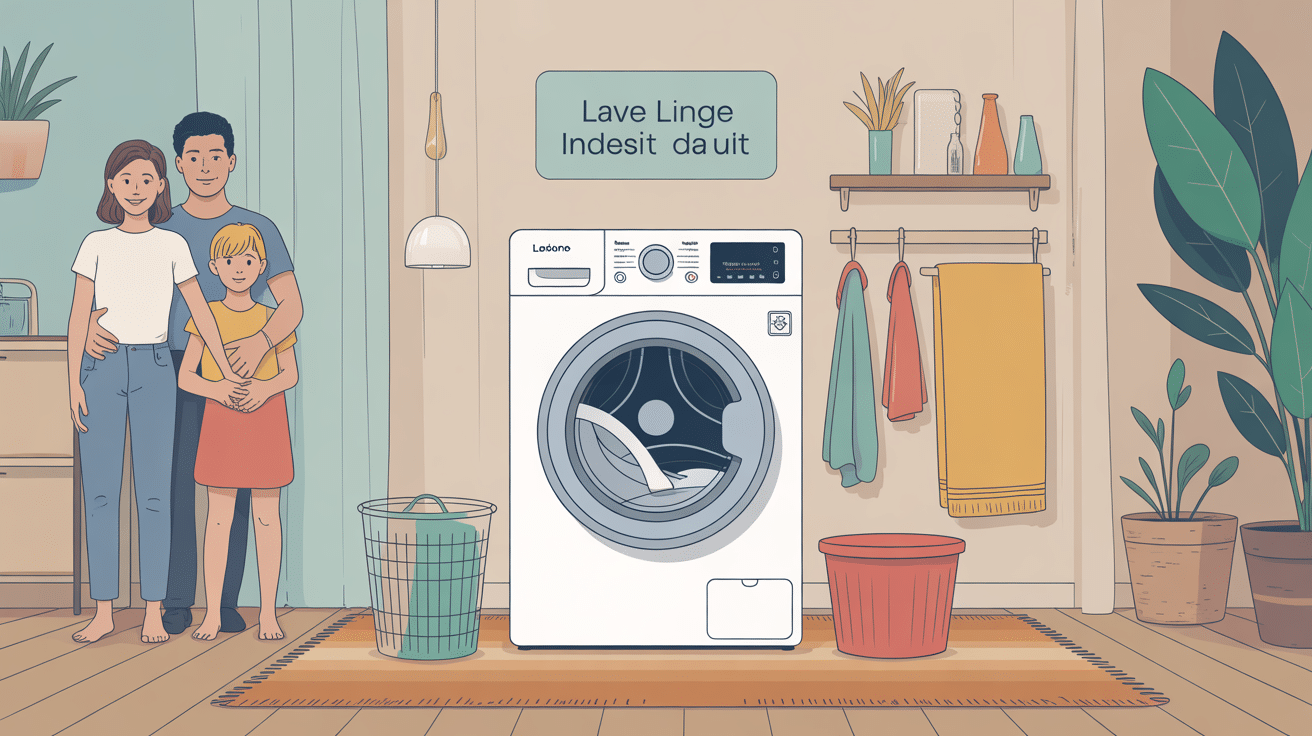lave linge Indesit illustration efficacité et fiabilité