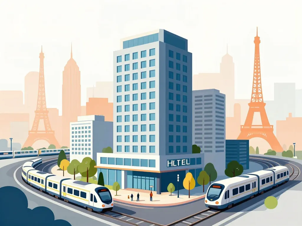 emplacement stratégique hôtel le paris montparnasse proche gare