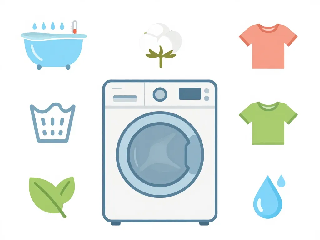 icons logo machine à laver cycles principaux
