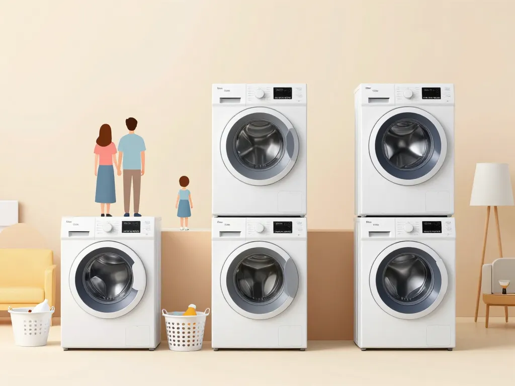 meilleur laveuse à linge différentes capacités et foyers