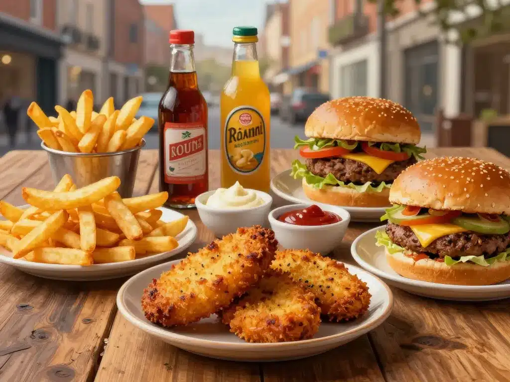 Friterie Lille frites croustillantes fricadelle burgers