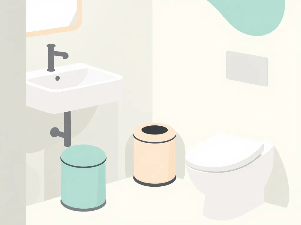 mini poubelle salle de bain optimisation et emplacement