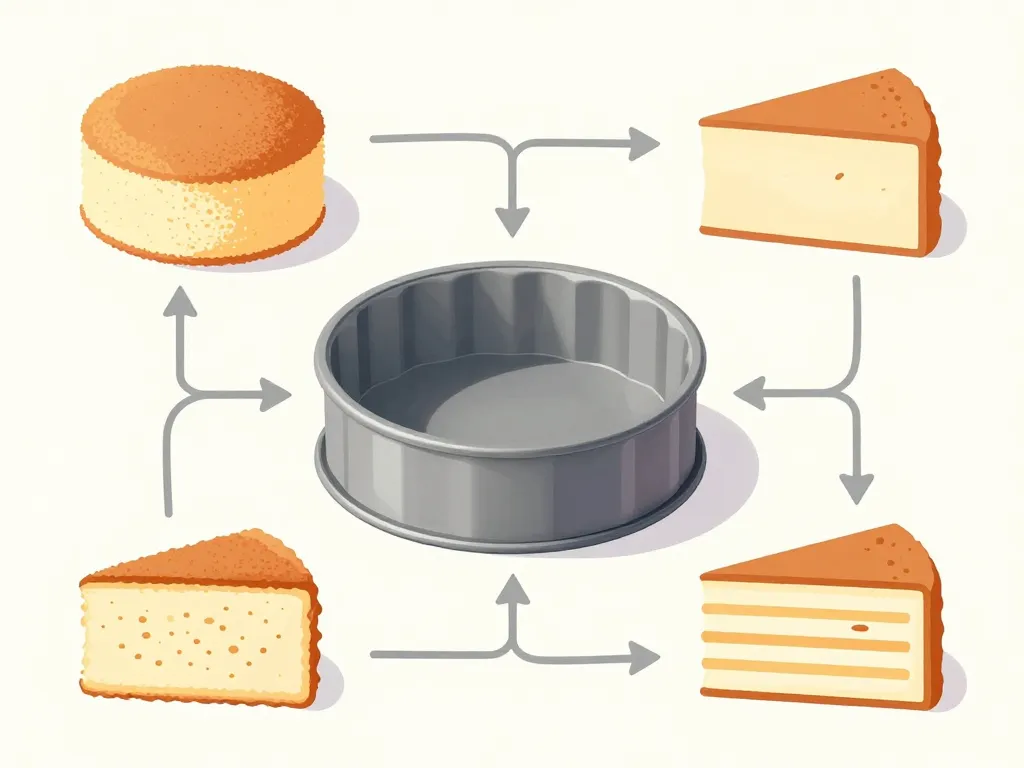 diagramme conceptuel moule à manqué cuisson gâteau