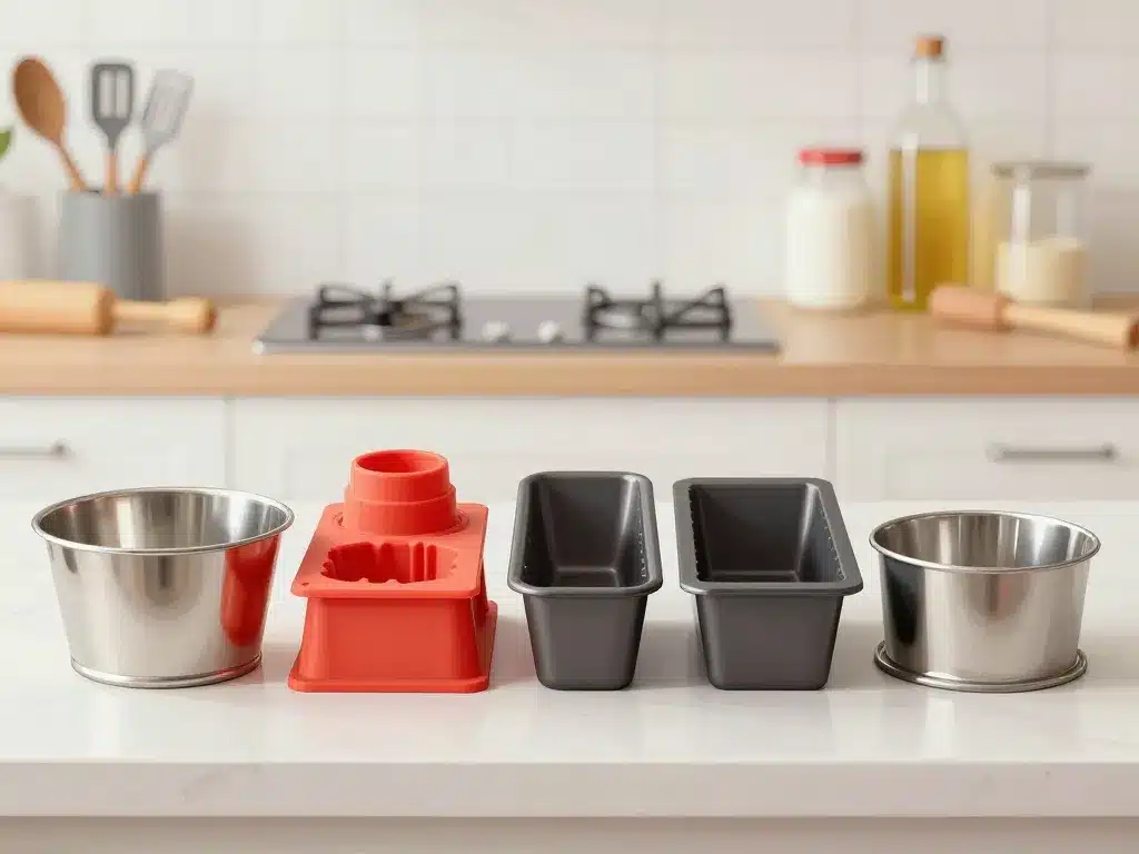 différents moules à manqué métal silicone antiadhésif