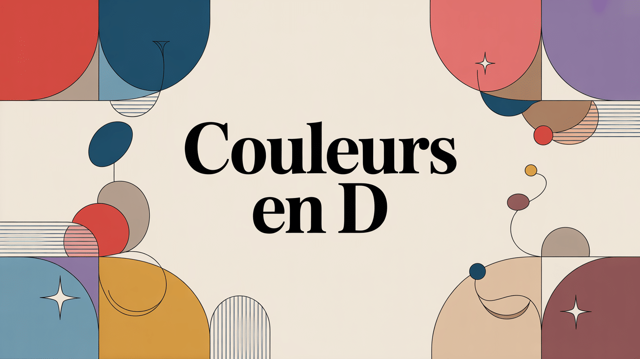 palette de couleur en d cercle stylisé