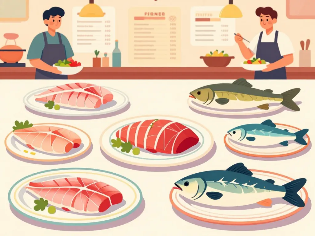 poisson chat lyon différents choix assiette