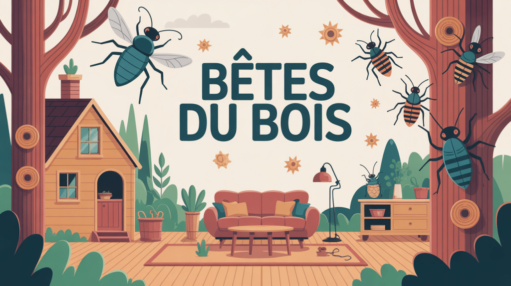 illustration protection bois contre bete du bois