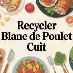 que faire avec du blanc de poulet cuit illustration repas variés