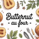 recette butternut four, courge dorée sortie du four et épices