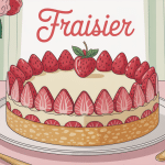 recette fraisier classique génoise crème mousseline fraises