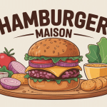 recette hamburger maison illustration appétissante