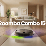 Illustration Roomba Combo i5+ sur sols durs technologie autonomie