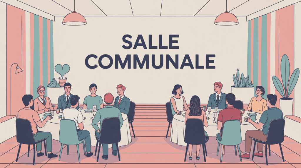 Illustration salle communale pour événements