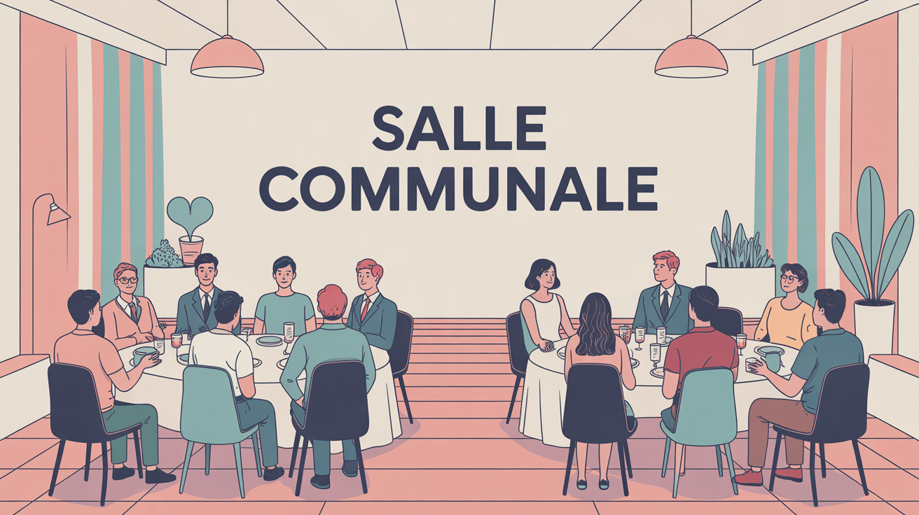 Illustration salle communale pour événements