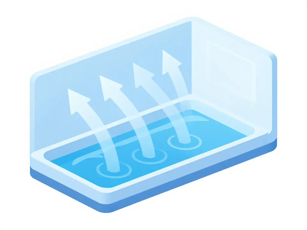 schéma conceptualisé rafraichisseur d'air lidl eaux et flux