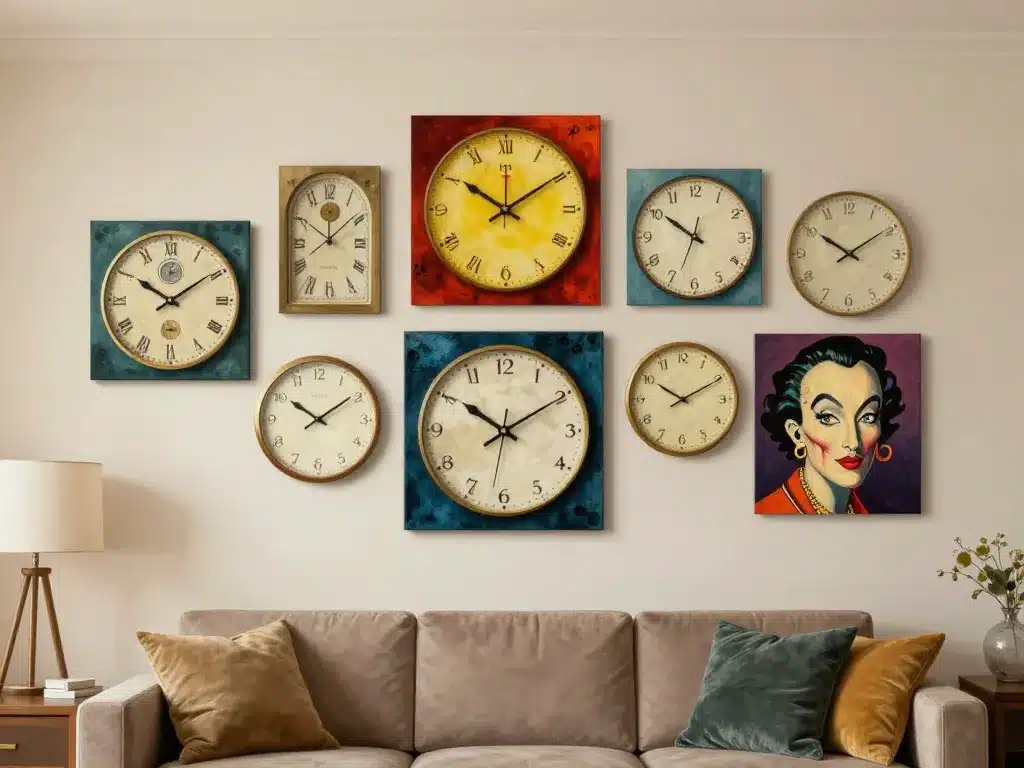 tableau horloge dali choix adapté à la décoration et budget