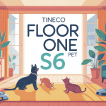 tineco floor one s6 pet illustration maison propre avec animaux