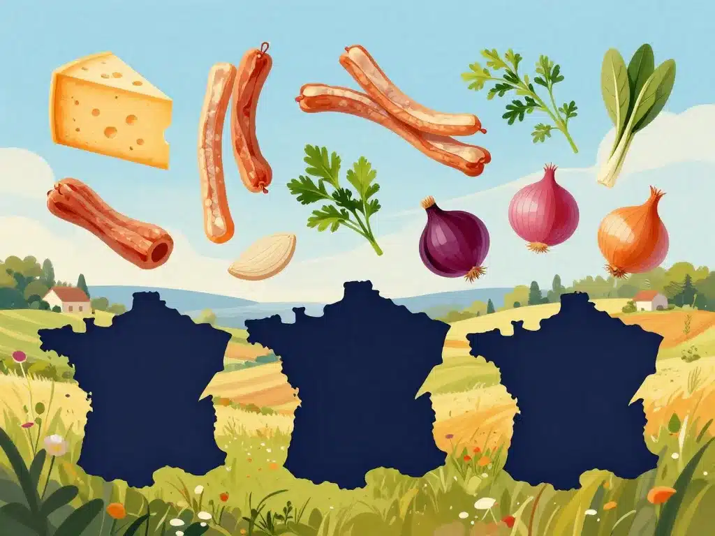 variations régionales tourte pomme de terre et garnitures