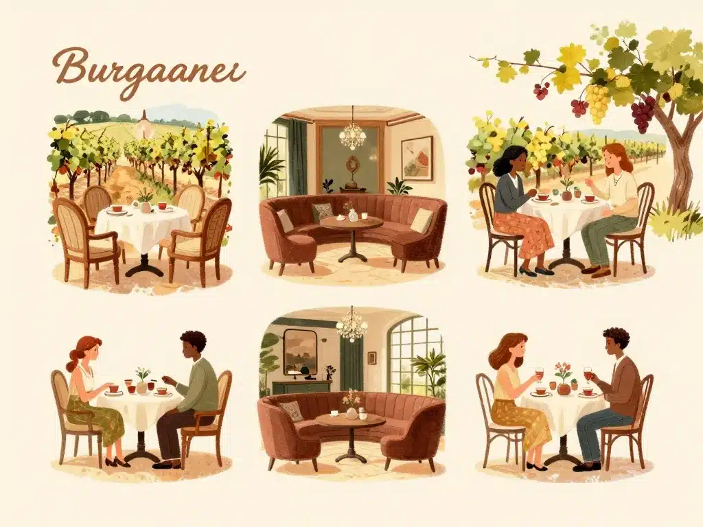 Tea time Burgundy salons authentiques vignobles
