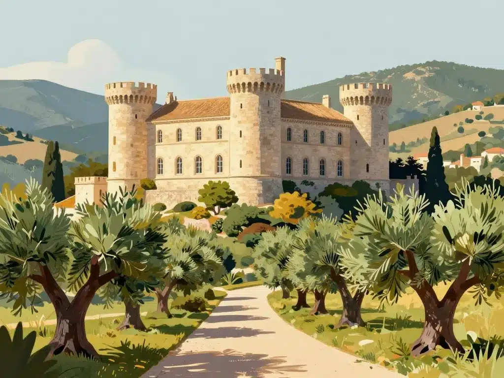 château des creissauds cadre provence