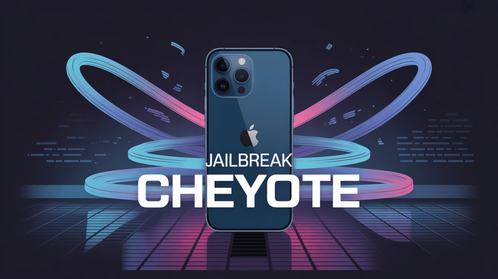 cheyote jailbreak iPhone visuel vectoriel
