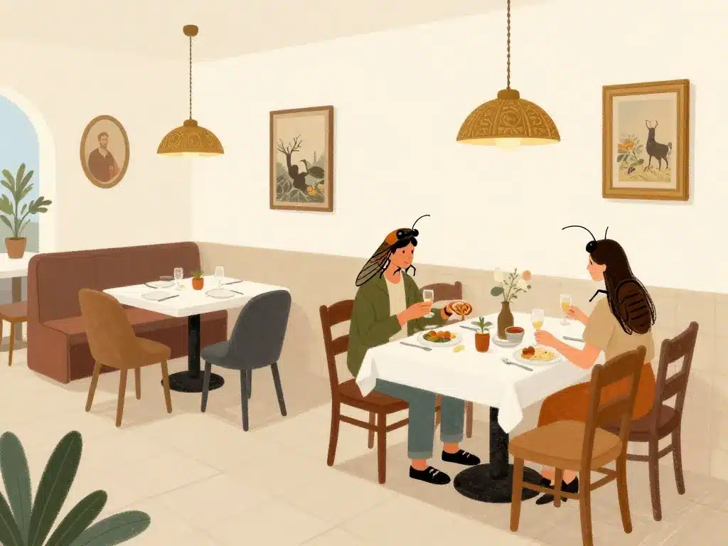 Ambiance restaurant tzitzikas kai mermigas Athènes déco mixte