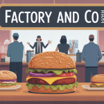 illustration factory and co halal devant restaurant burger bagel