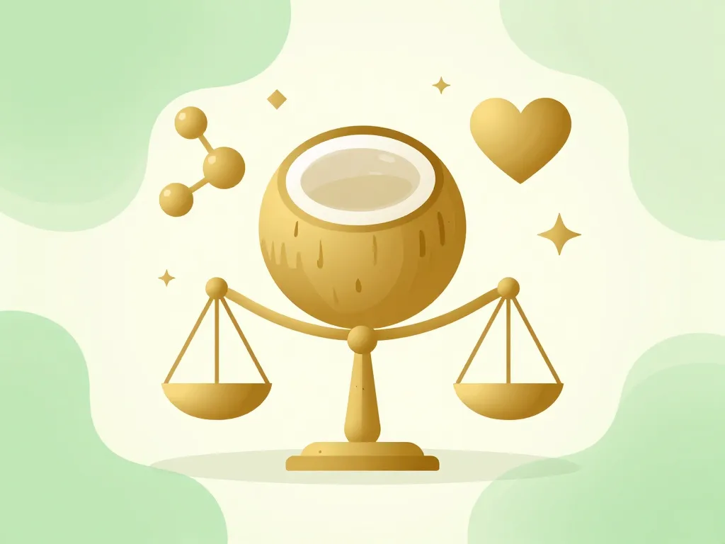 Huile de coco cuisine équilibre nutrition santé