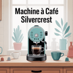 machine a cafe silvercrest sur plan de travail
