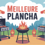 illustration meilleure plancha gaz et électrique sur terrasse