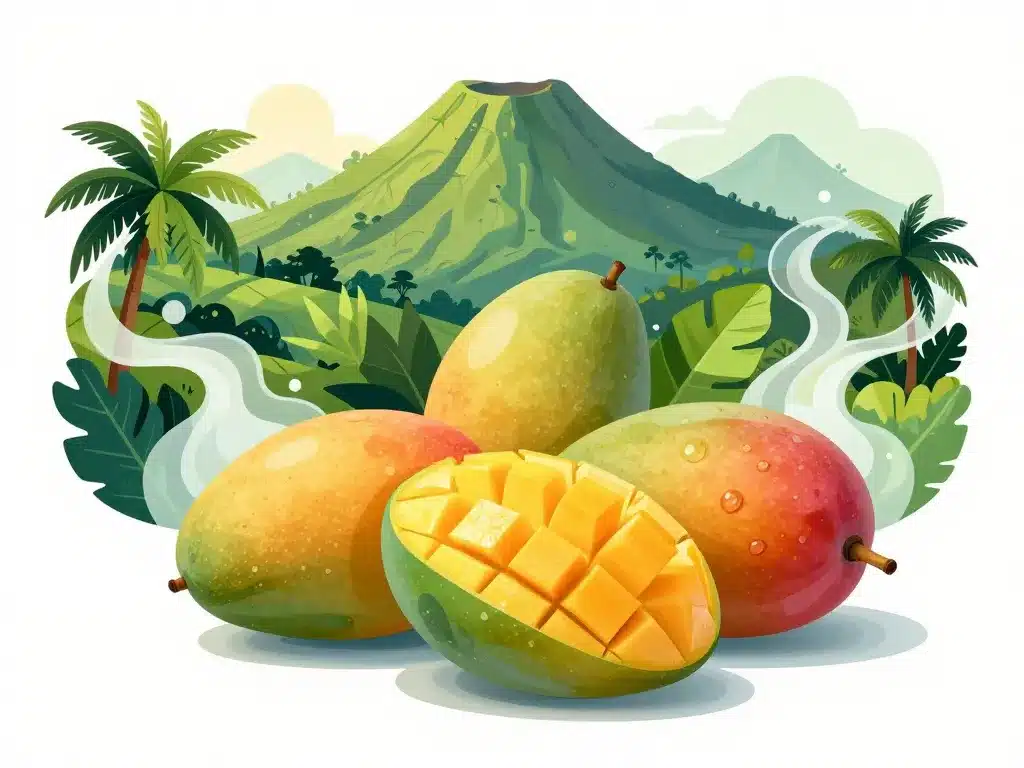 Mangues José dans paysage Antilles