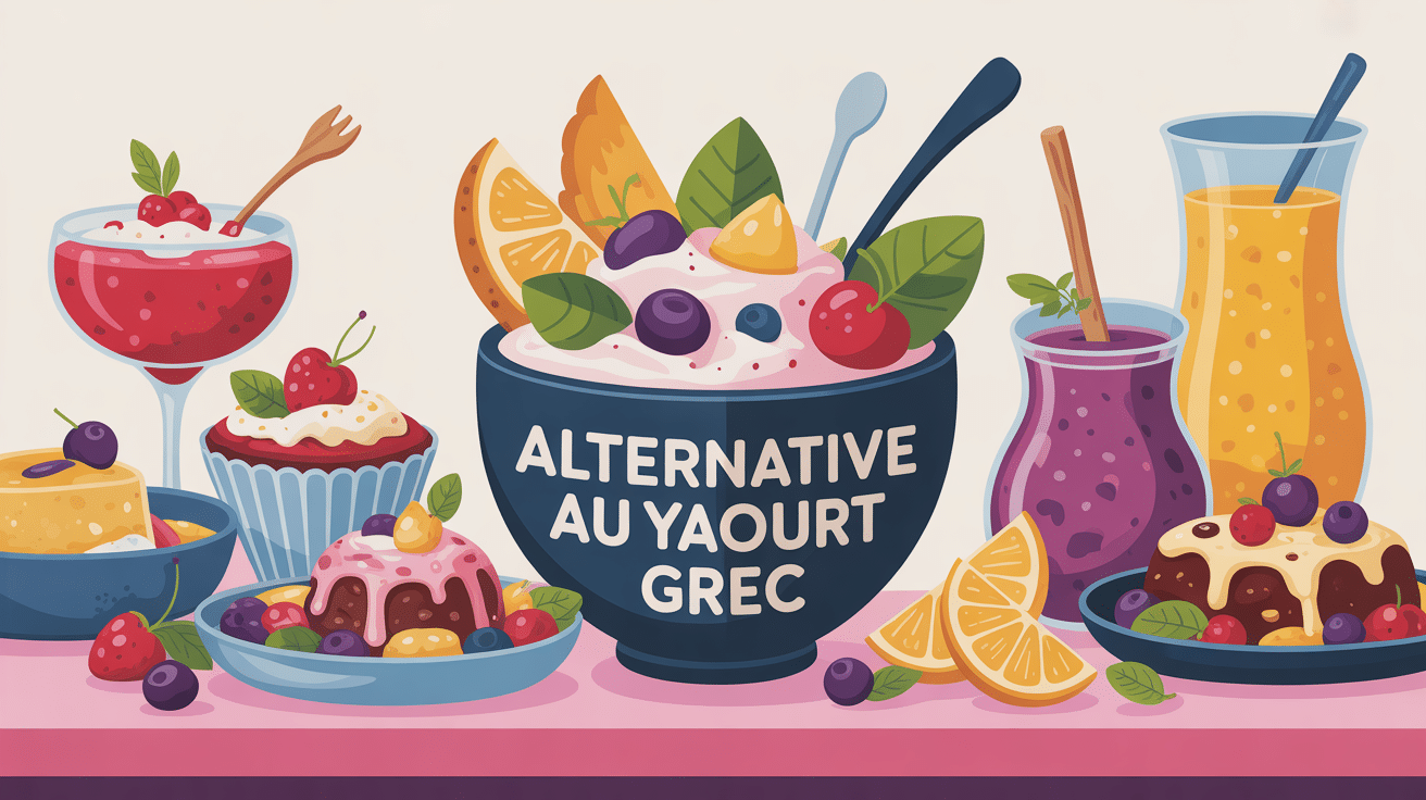 Par quoi remplacer le yaourt grec alternatives visuelles