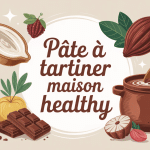 Ingrédients naturels pour pâte à tartiner maison healthy