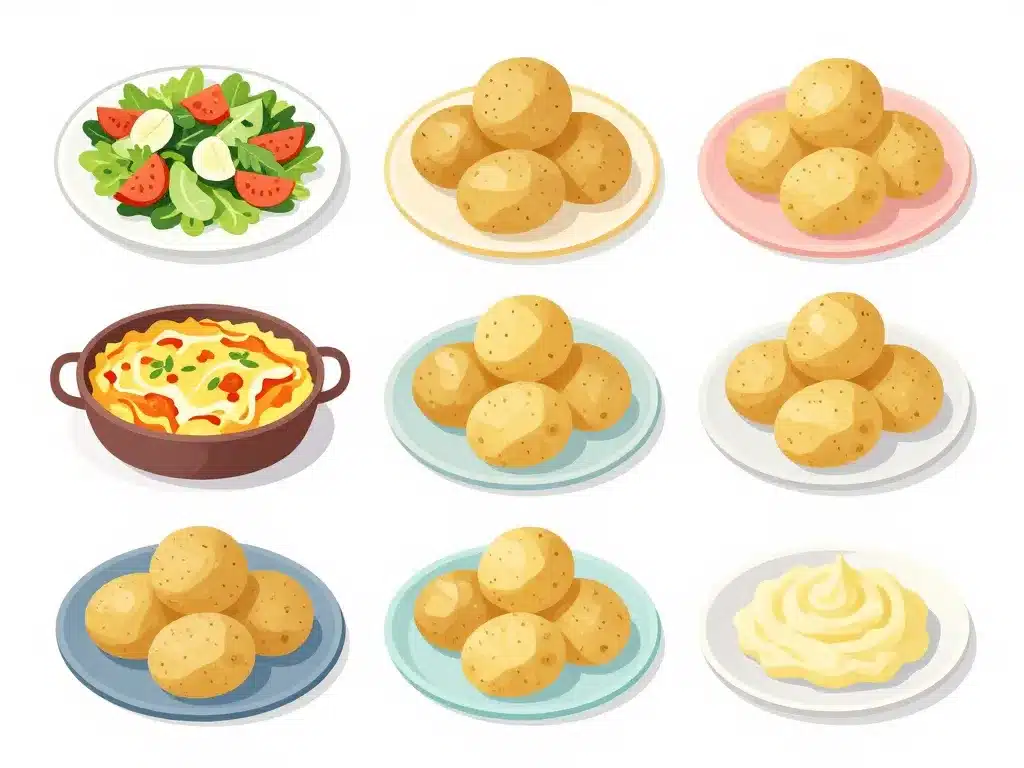poids pomme de terre portions par plat