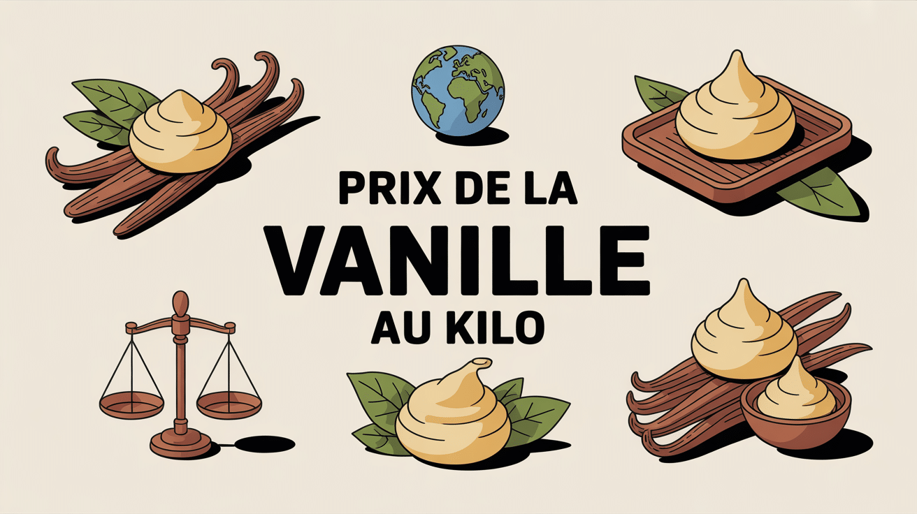 illustration prix de la vanille au kg gousses et commerce