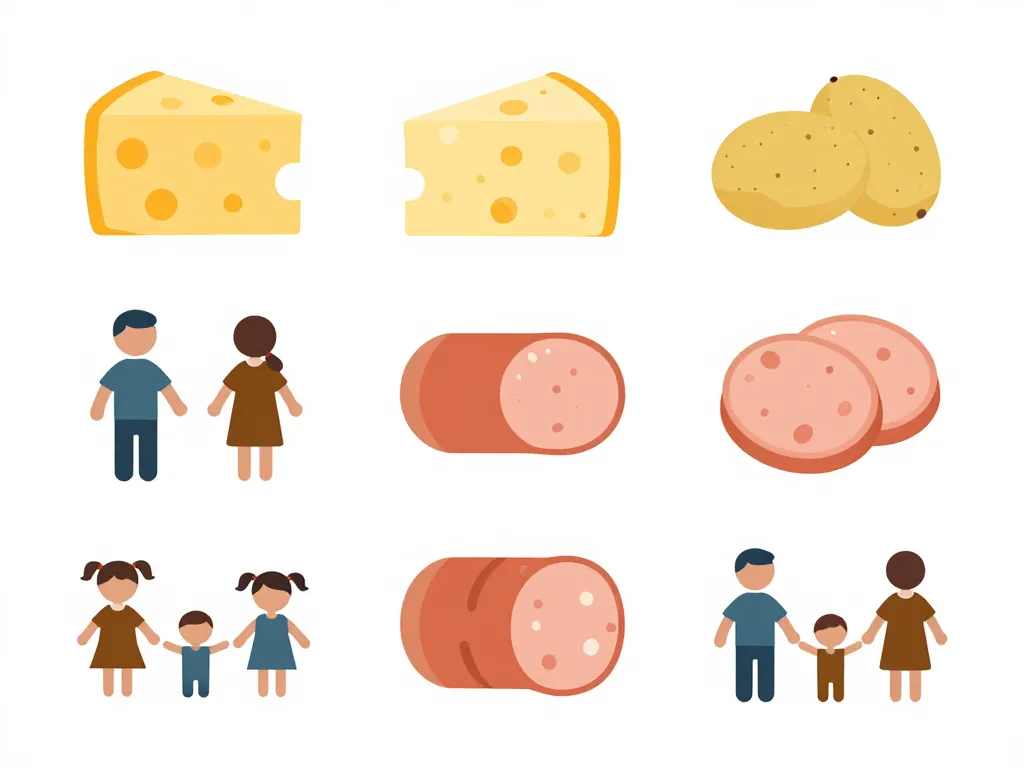 diagramme quantités raclette combien par personne adulte enfant