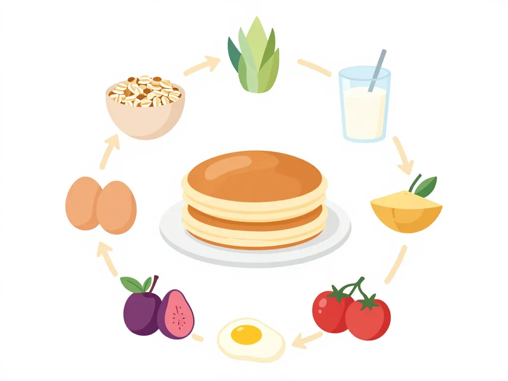 recette crepe flocon d'avoine regime schema nutrition