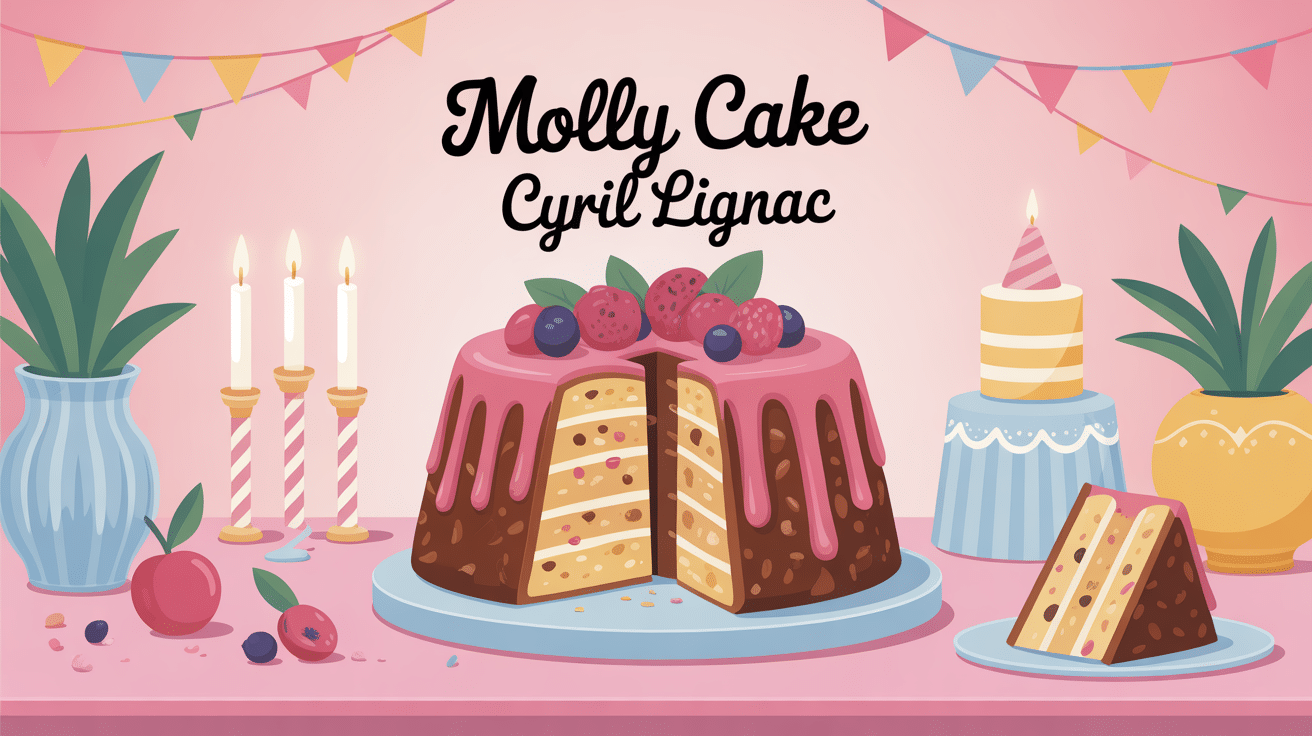 recette molly cake cyril lignac illustré gâteau fête moelleux