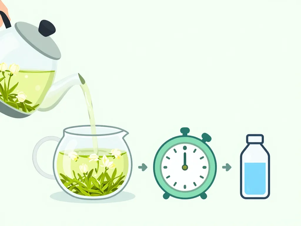 Tea jasmin infusion conseils diagramme