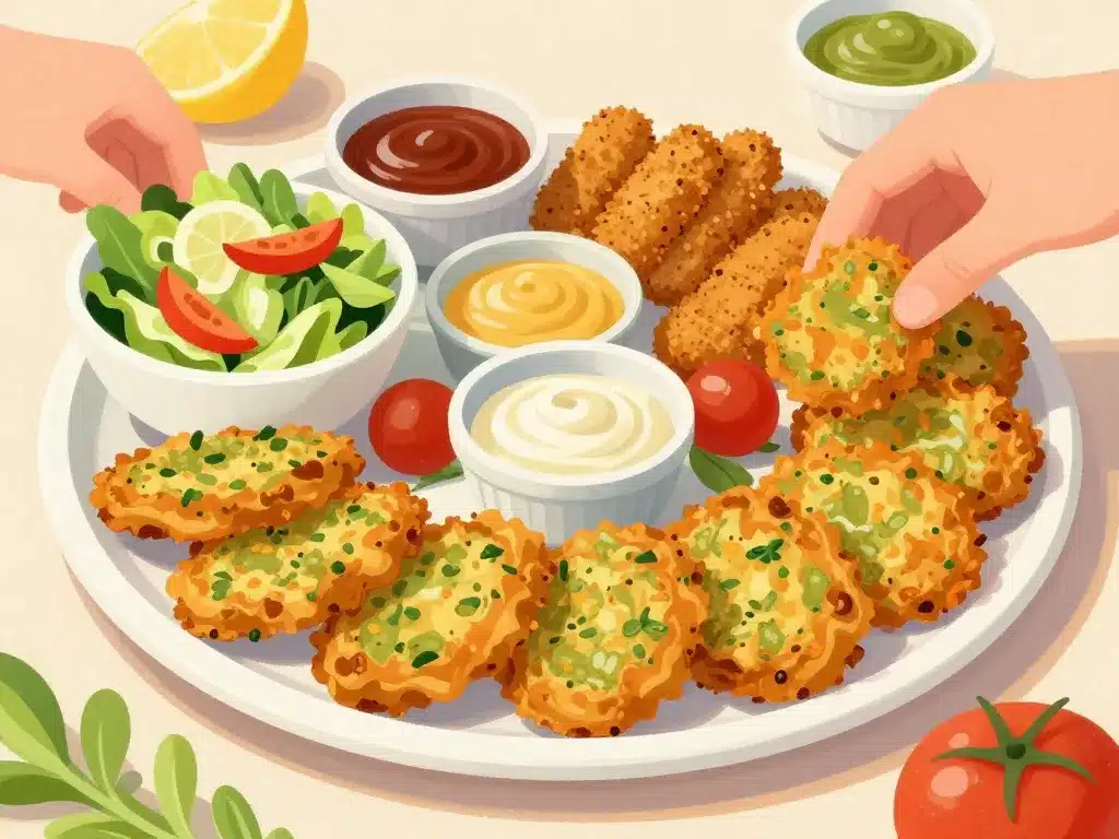 Accompagnements et variantes beignets de tomates vertes recette