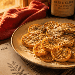 Recette courge jaune rôtie parmesan herbes
